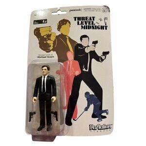 Michael Scarn, Threat Level Midnight, Super7 The Office, Reaction Figures Sealed